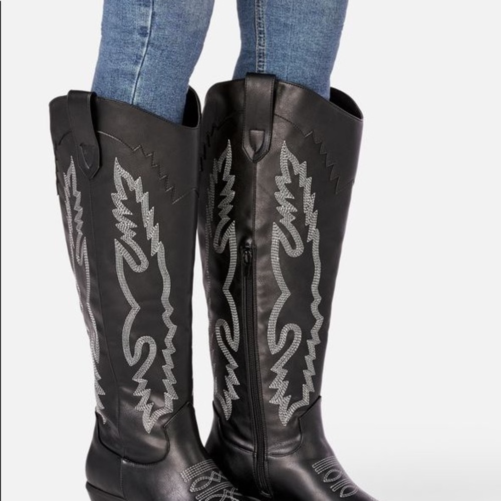 Viktoria Knee-High Western/Cowboy Boots